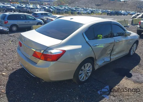2014 Honda Accord Ex-L V-6 from USA, damaged, VIN 1HGCR3F87EA000498